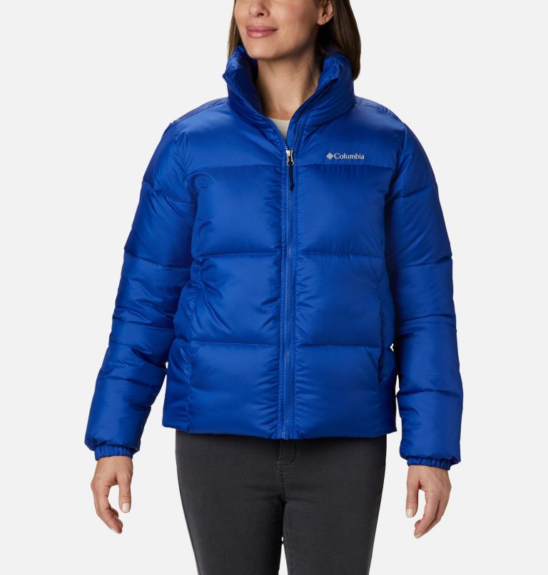 Columbia blue hot sale puffer jacket