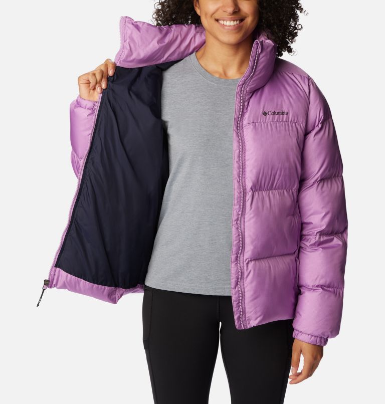 Columbia jacket Puffect Jacket women's violet color 1864781