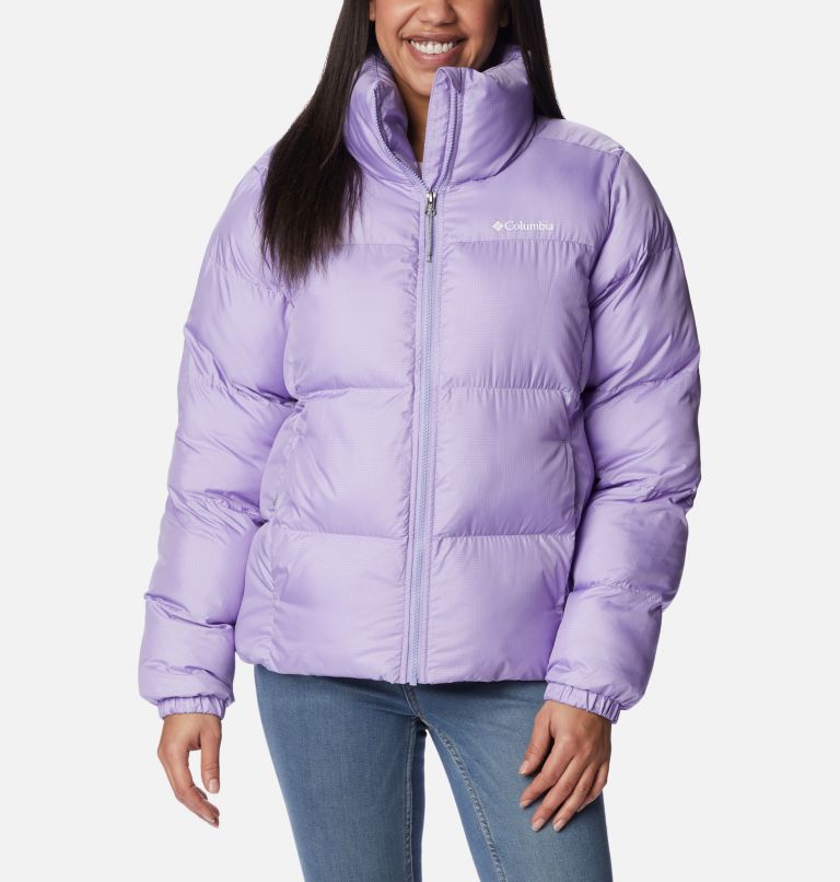 Columbia jacket Puffect Jacket women's violet color 1864781