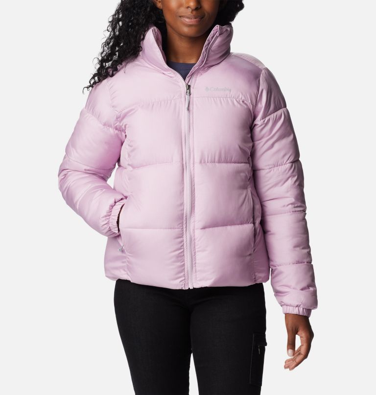 Columbia jacket Puffect Jacket women's violet color 1864781