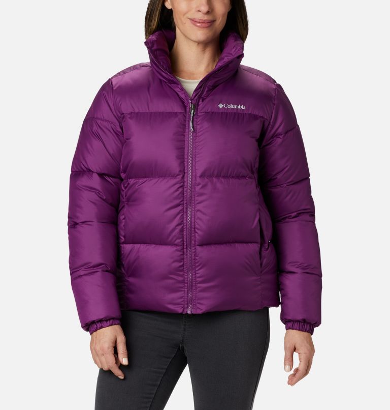 Columbia jacket Puffect Jacket women's violet color 1864781