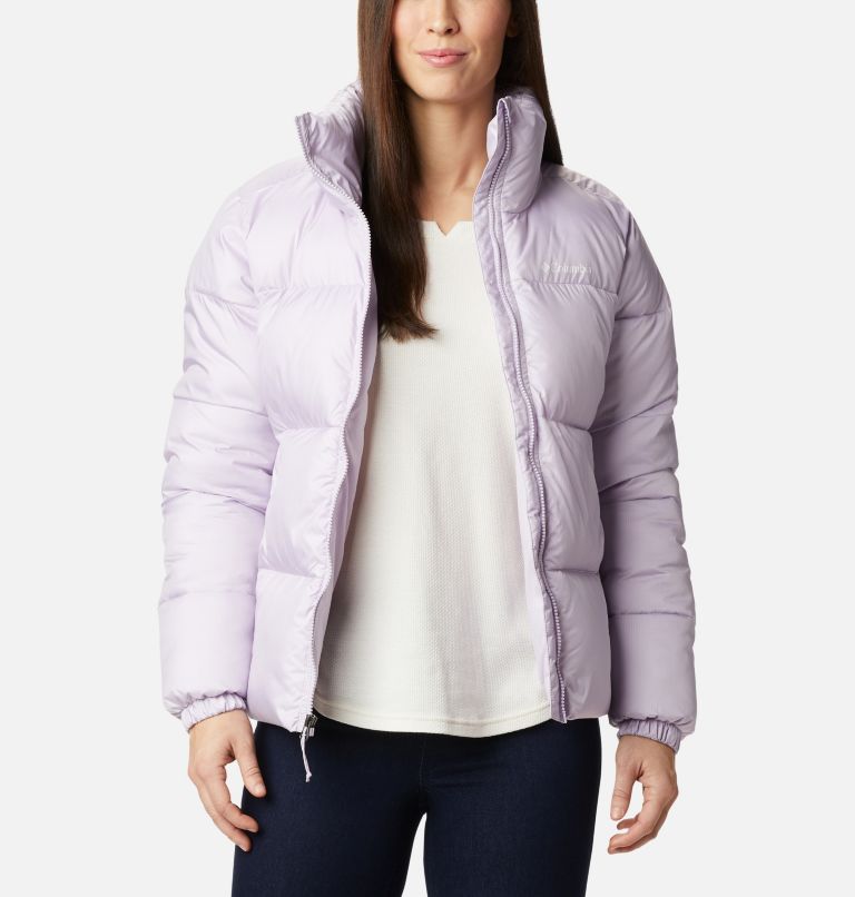 Columbia purple puffer sales jacket