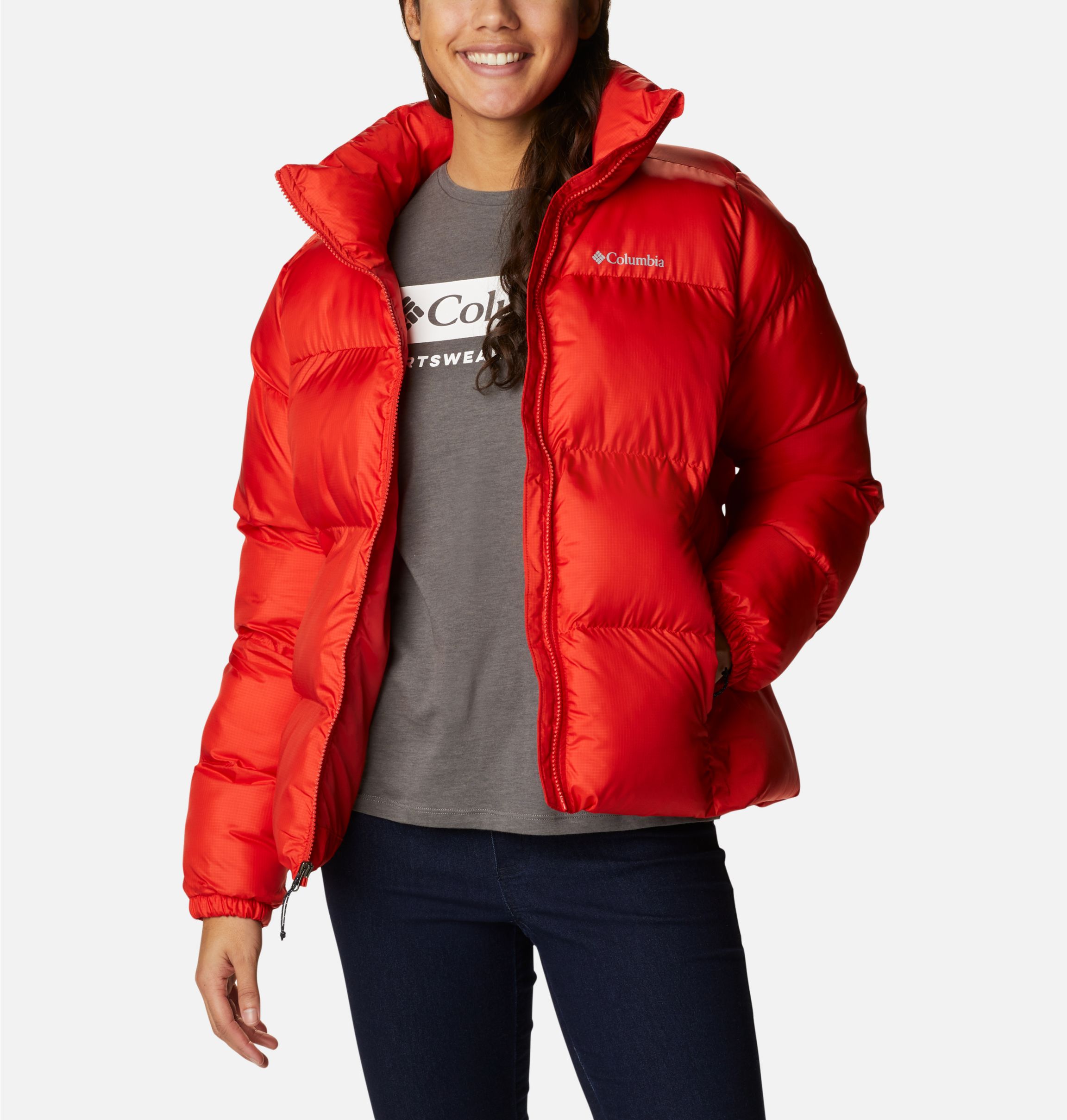 Plumifero Ultraligero Mujer Chaqueta Esprit Puffer Con Capucha