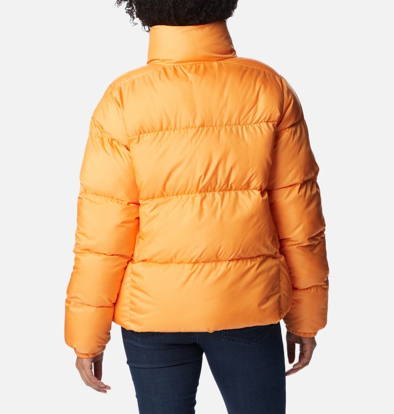 Women's Puffect Puffer Jacket, Color: Sunset Peach, image 2