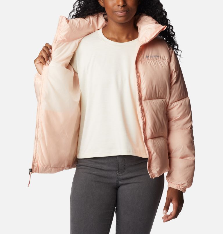 Thumbnail: Women's Puffect Puffer Jacket, Color: Peach Blossom, image 5