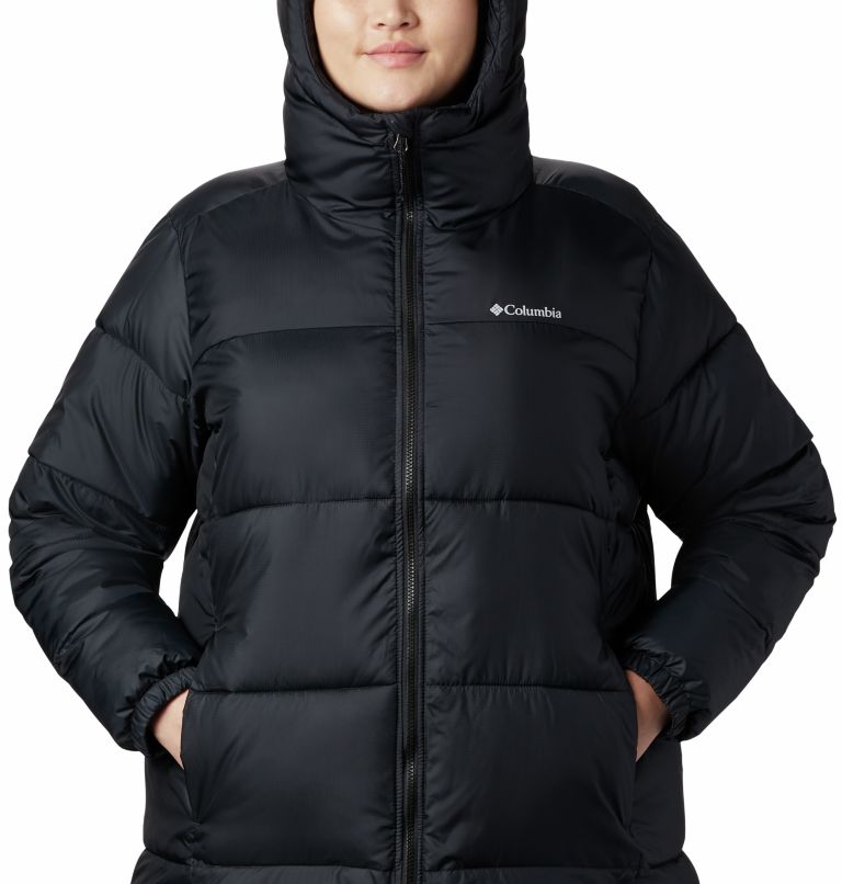 Women's Puffect Mid Hooded Jacket, Color: Black, image 4