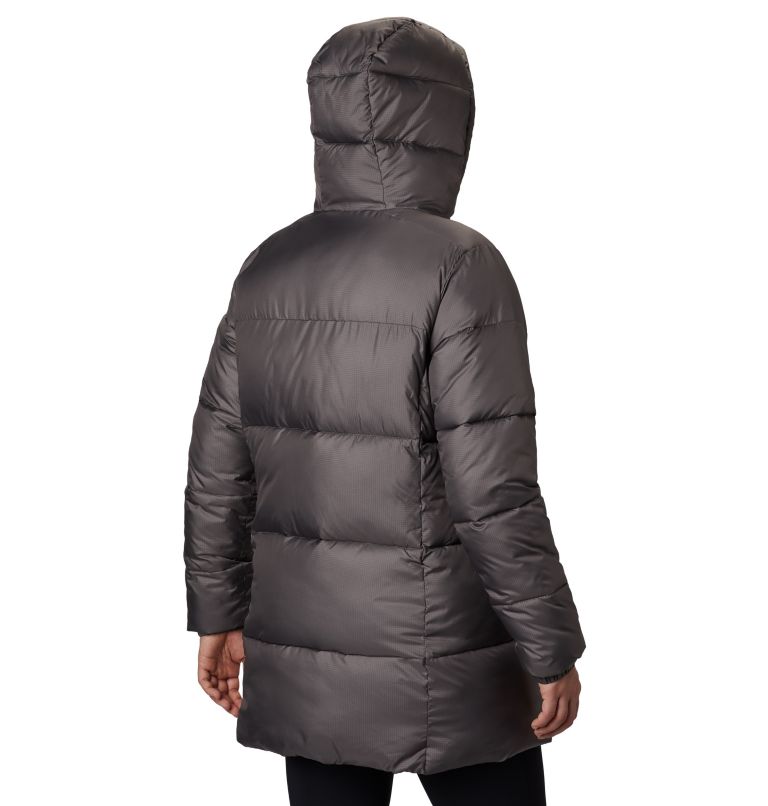 Manteau mi-long à capuchon Puffect pour femme, Color: City Grey, image 2