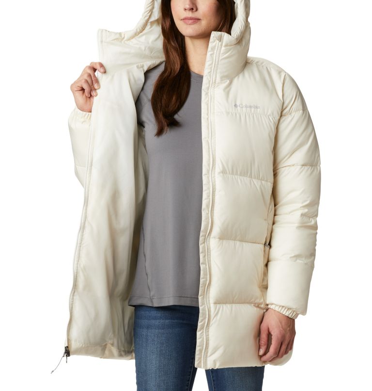 Manteau mi-long à capuchon Puffect pour femme, Color: Chalk, image 5