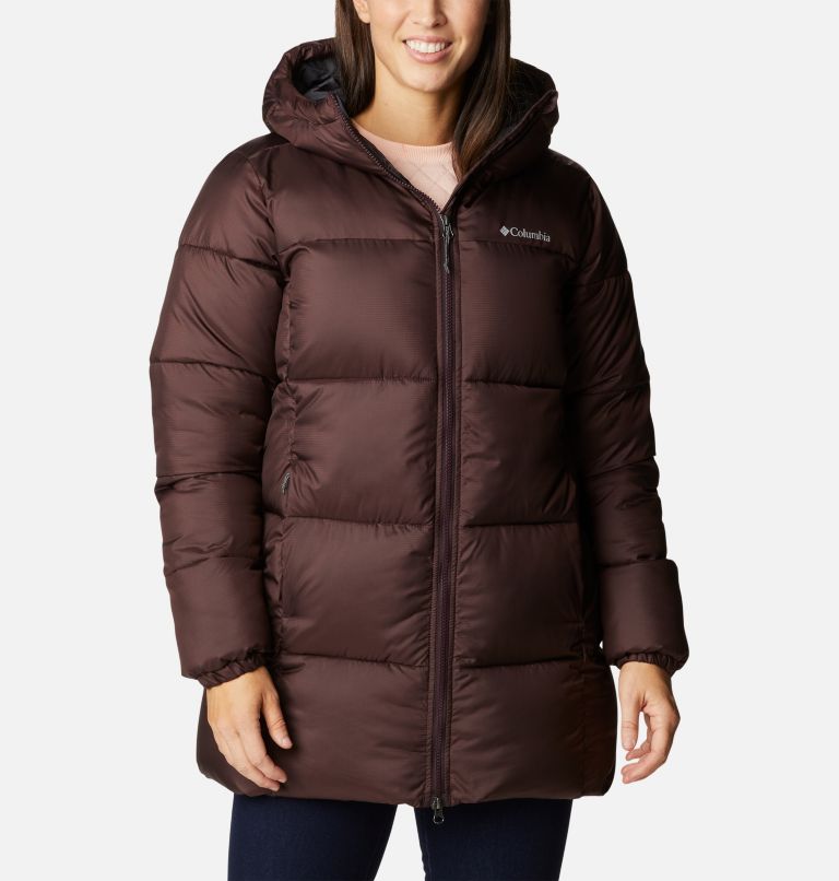 Thumbnail: Women's Puffect Hooded Mid Puffer Jacket, Color: New Cinder, image 1