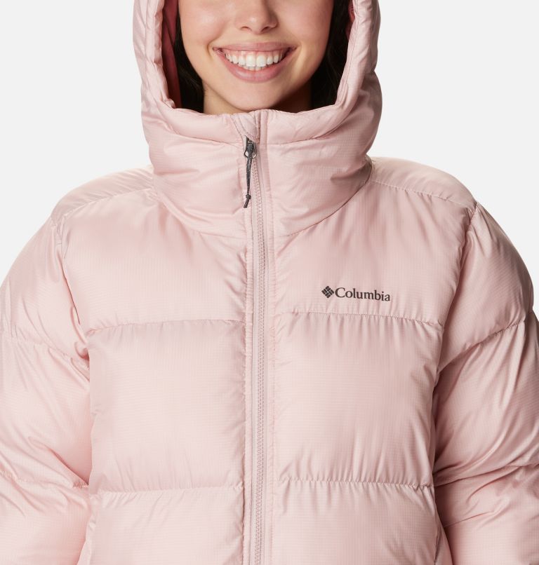 Thumbnail: Women's Puffect Hooded Mid Puffer Jacket, Color: Dusty Pink, image 4