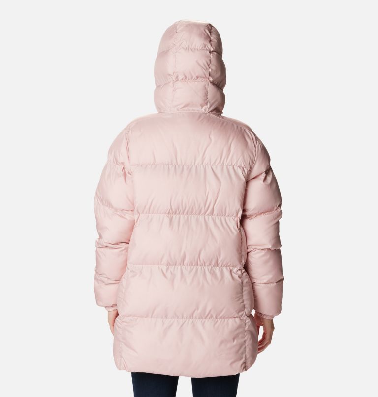 Pink down coat clearance womens