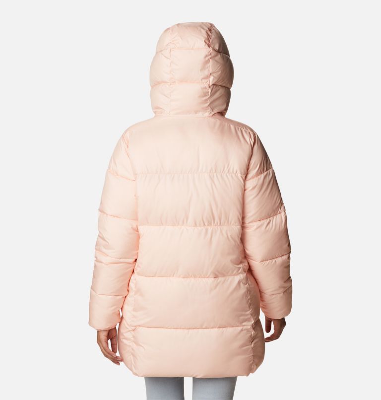 Puffect Mid Hooded Jacket | 890 | L, Color: Peach Blossom, image 2