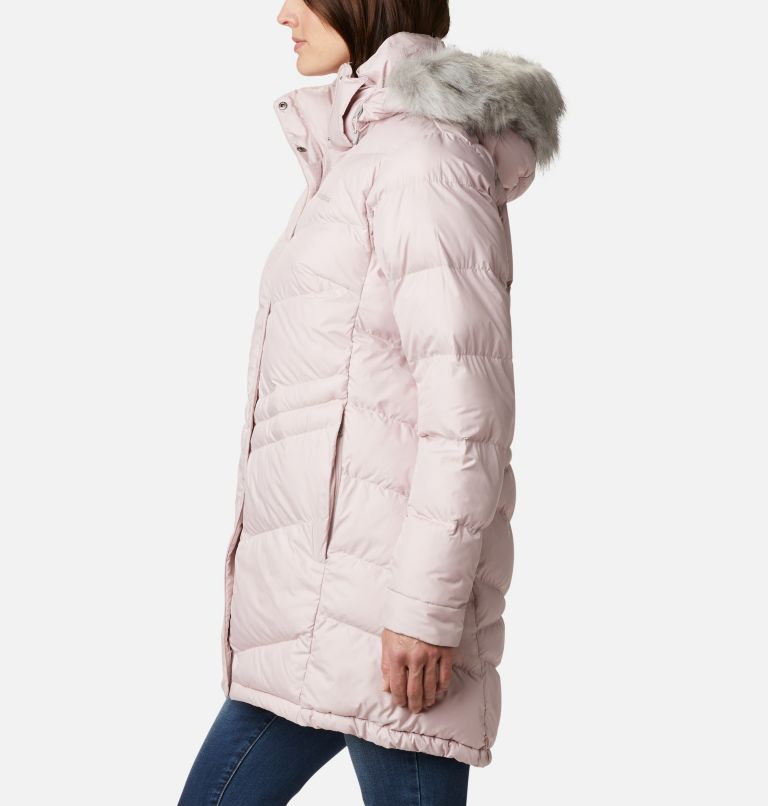 Women's Peak to Park Mid Insulated Jacket, Color: Mineral Pink, image 3