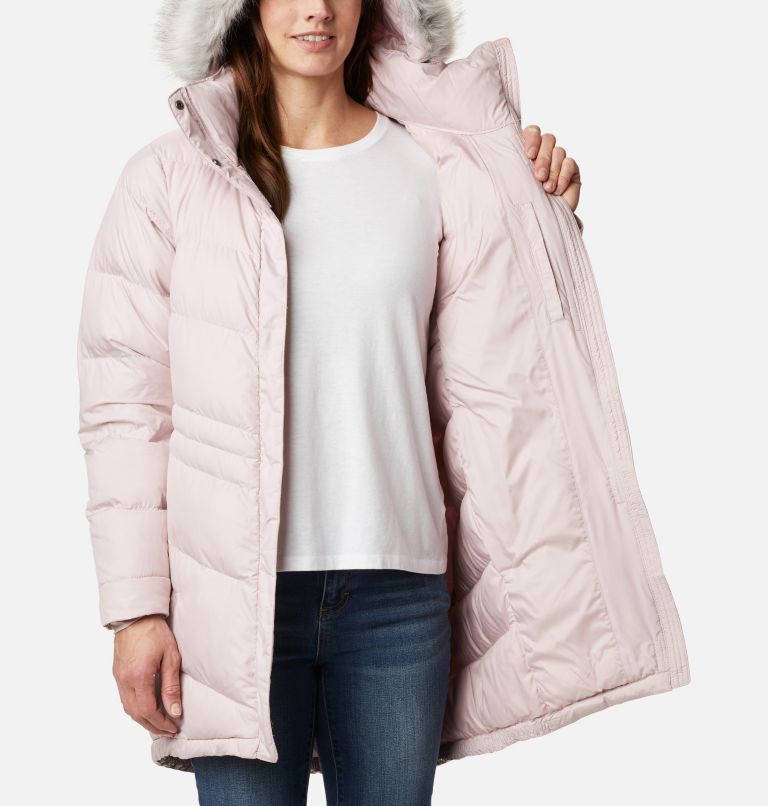 Women's Peak to Park Mid Insulated Jacket, Color: Mineral Pink, image 5
