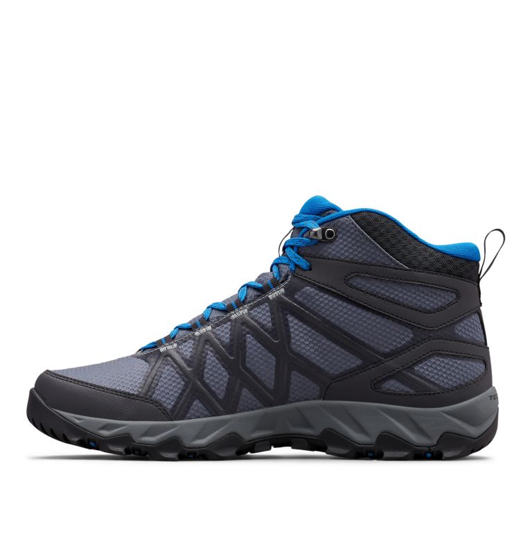 Men's Peakfreak X2 Mid Outdry Shoe, Color: Graphite, Blue Jay, image 5