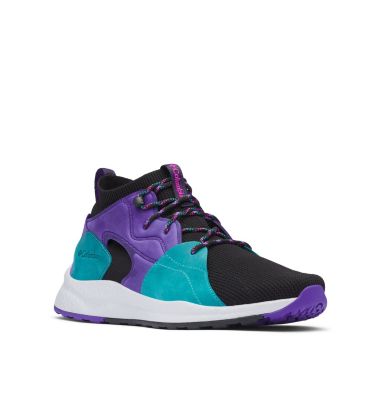 Men's SH/FT OutDry&trade; Mid Shoe SH/FT&trade; OUTDRY&trade; MID | 049 | 11, Purple, Teal, 3/4 front