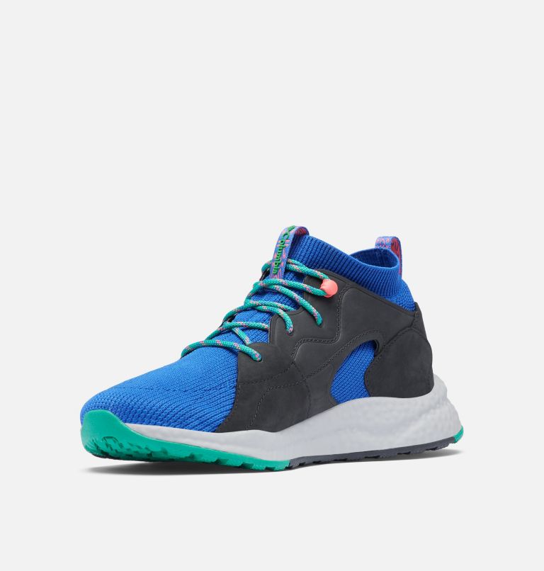 Men's SH/FT OutDry Mid Shoe, Color: Lapis Blue, Emerald Green, image 6