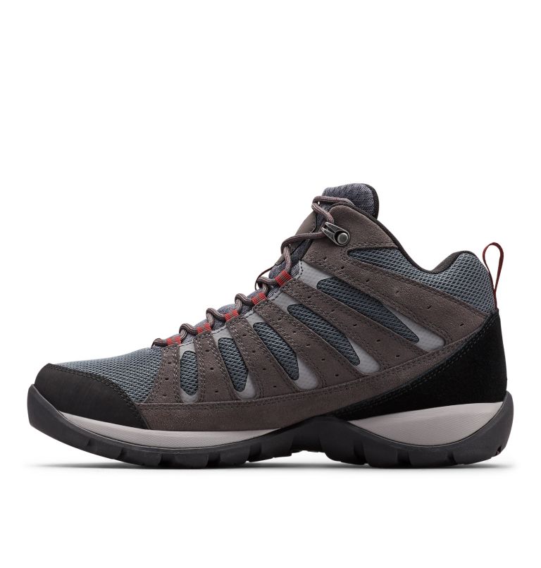 Men's Redmond V2 Mid Waterproof Shoe, Color: Graphite, Red Jasper, image 5