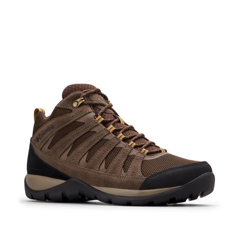 Mens' Redmond V2 Mid Waterproof Shoe, Color: Cordovan, Baker, image 2