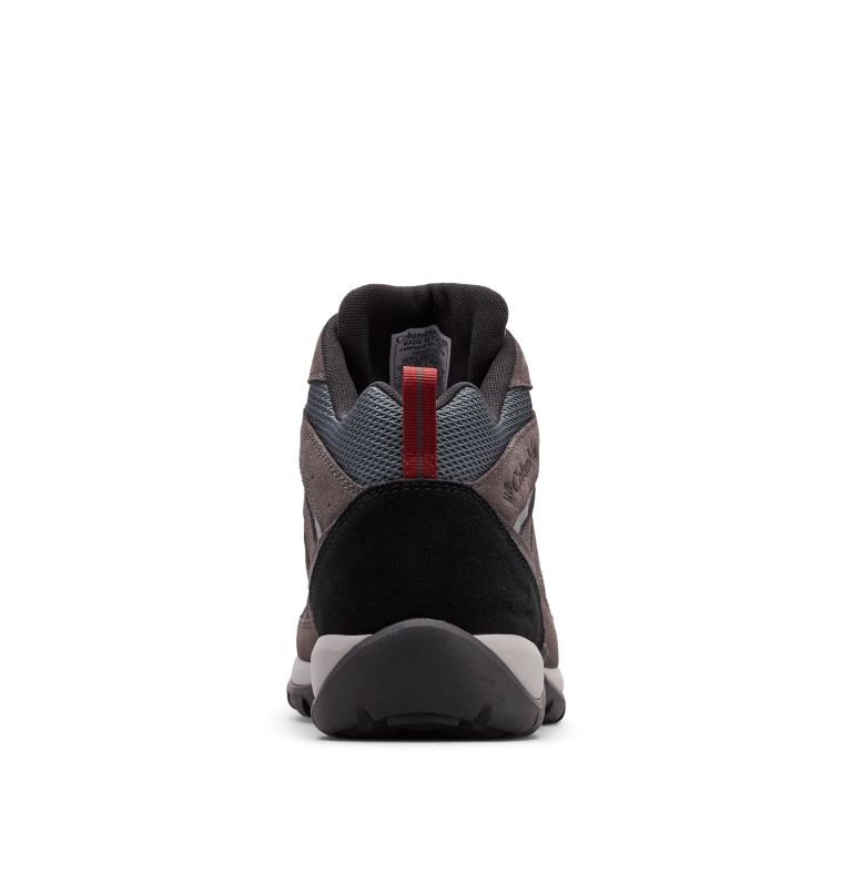 Thumbnail: Men's Redmond V2 Mid Waterproof Shoe - Wide, Color: Graphite, Red Jasper, image 8