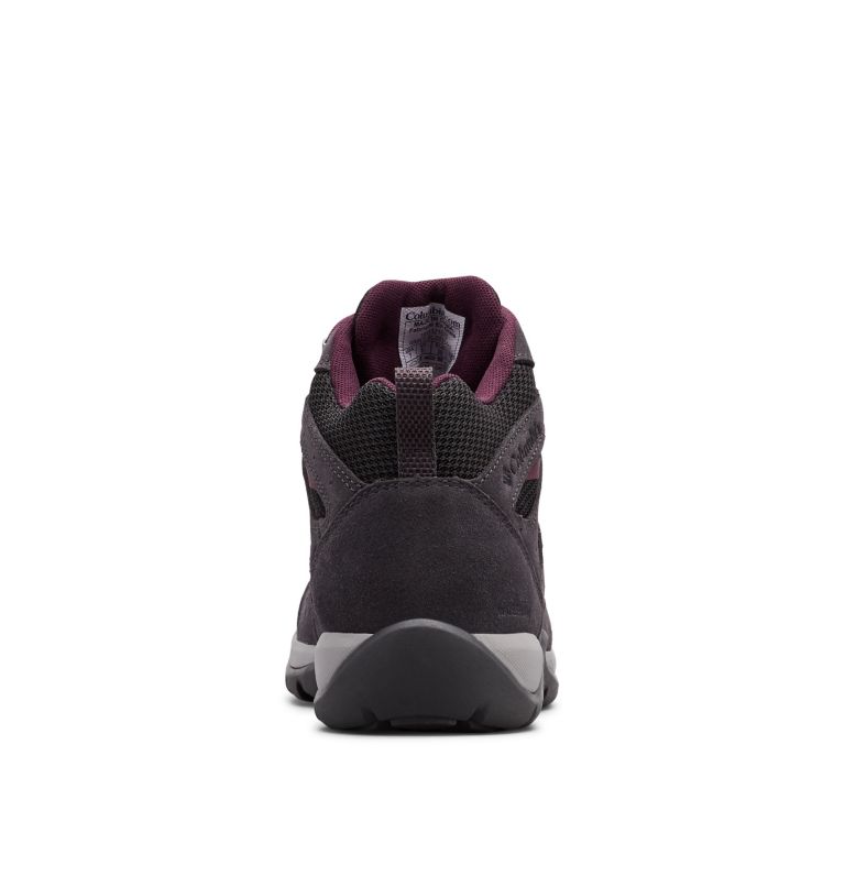 Womens' Redmond V2 Mid Waterproof Shoe, Color: Black, Black Cherry, image 8