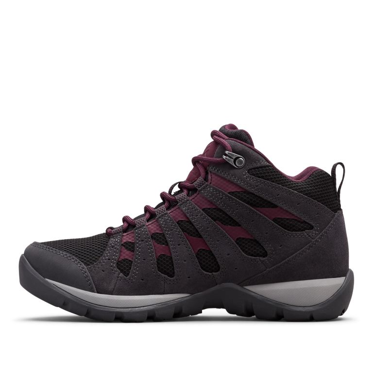 Womens' Redmond V2 Mid Waterproof Shoe, Color: Black, Black Cherry, image 5