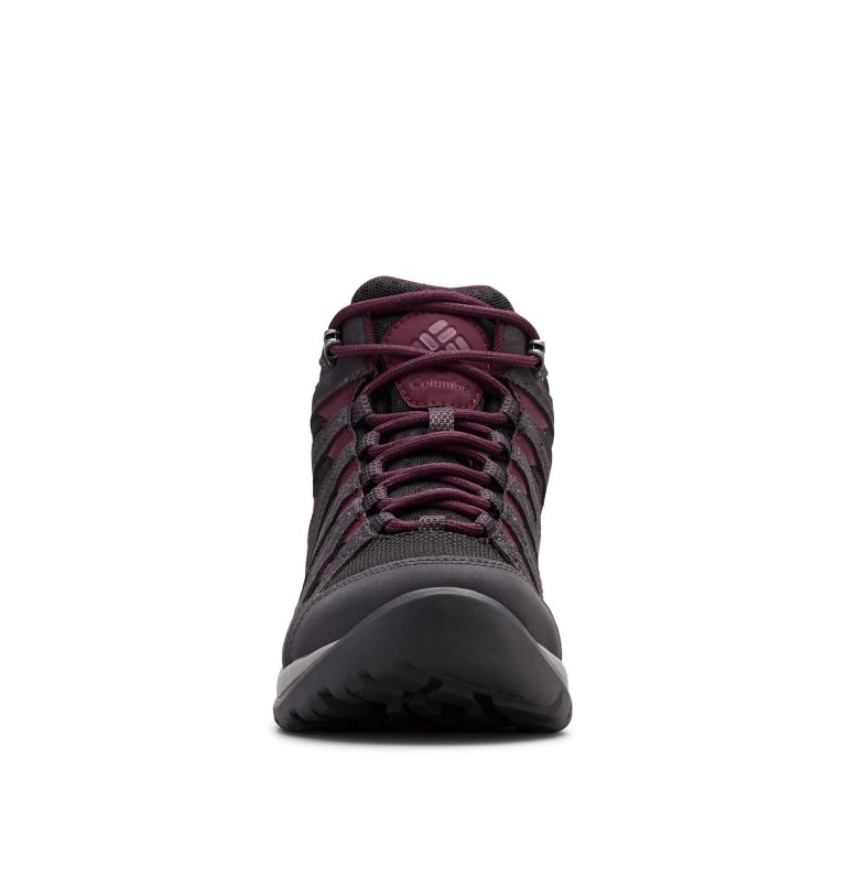 Womens' Redmond V2 Mid Waterproof Shoe, Color: Black, Black Cherry, image 7