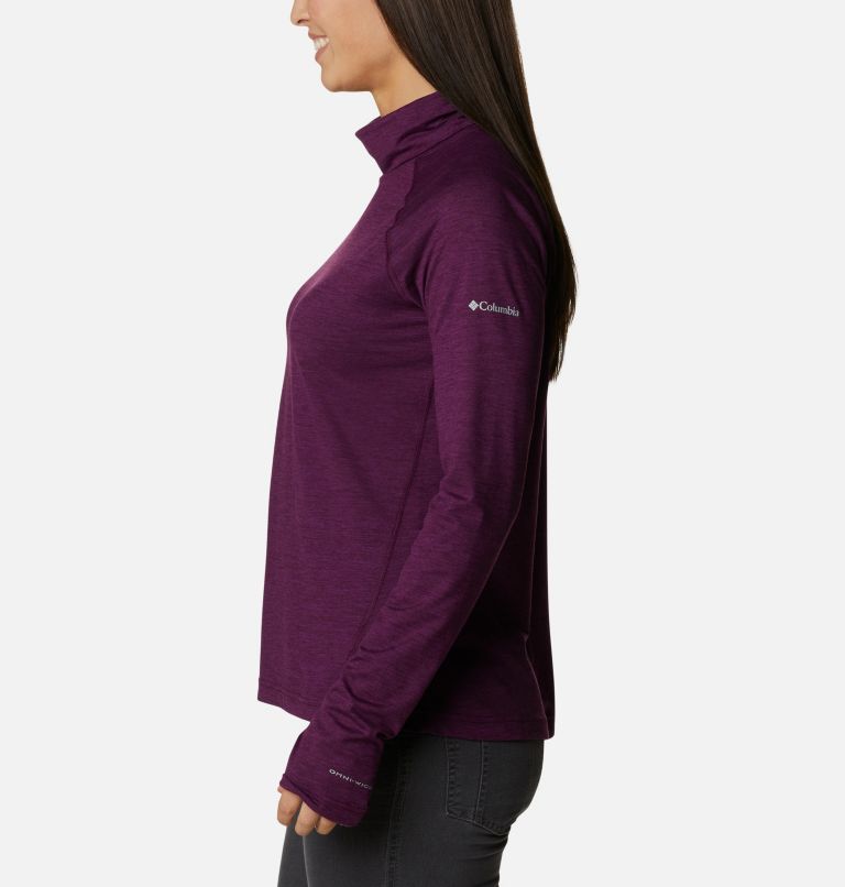Women's Bryce Canyon II Turtleneck, Color: Plum Heather, image 3