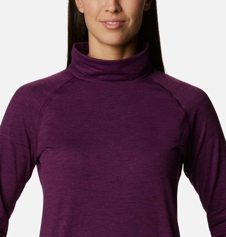 Women's Bryce Canyon II Turtleneck, Color: Plum Heather, image 4
