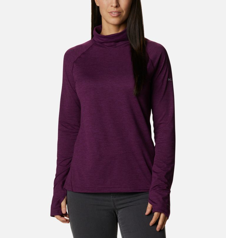 Women's Bryce Canyon II Turtleneck, Color: Plum Heather, image 1