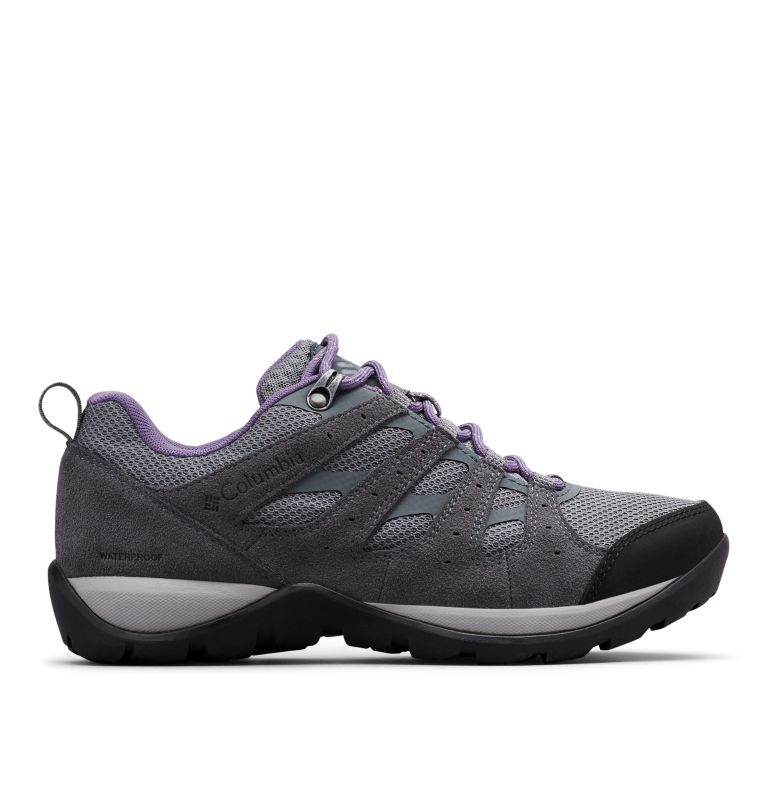 Thumbnail: Women's Redmond V2 Waterproof Shoe, Color: Ti Grey Steel, Plum Purple, image 1