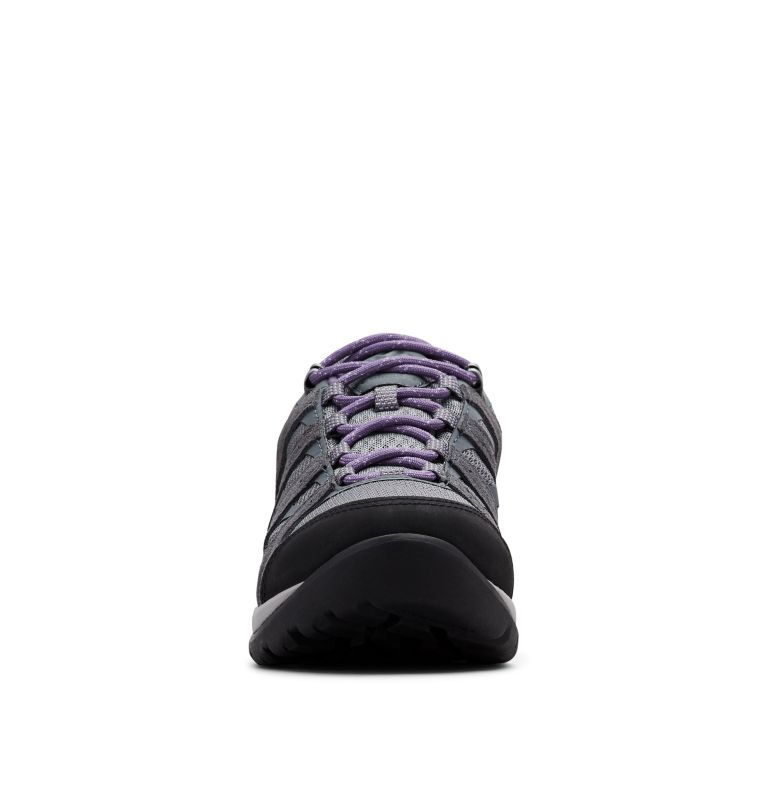Women's Redmond V2 Waterproof Shoe, Color: Ti Grey Steel, Plum Purple, image 7