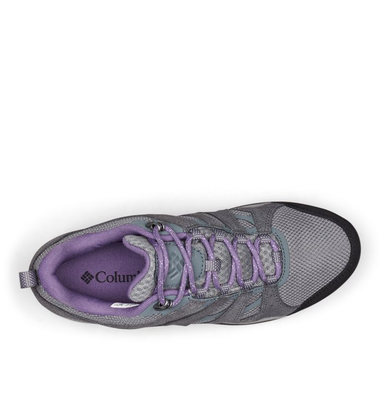 Women's Redmond V2 Waterproof Shoe, Color: Ti Grey Steel, Plum Purple, image 3