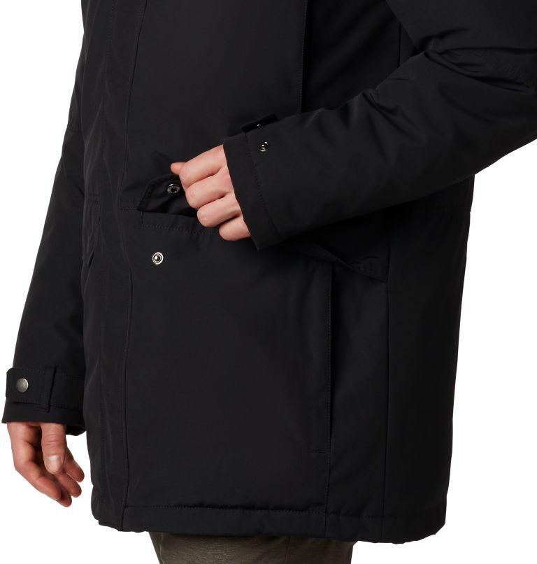 Men's Marquam Peak Parka, Color: Black, image 3