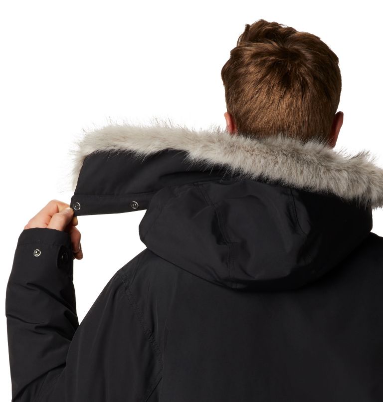 Men's Marquam Peak Parka, Color: Black, image 5