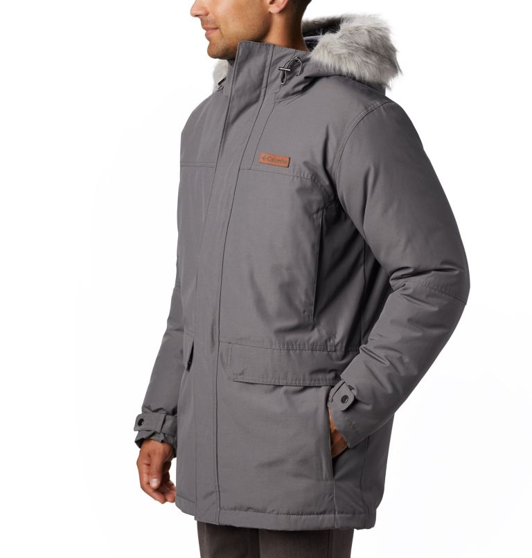 Men's Marquam Peak Parka, Color: City Grey, image 3