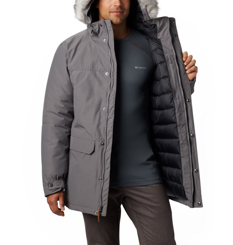 Men's Marquam Peak Parka, Color: City Grey, image 4