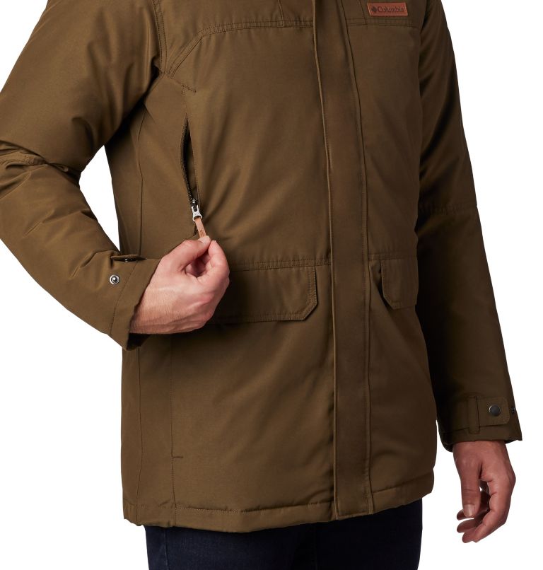 Men's Marquam Peak Parka, Color: Olive Green, image 4