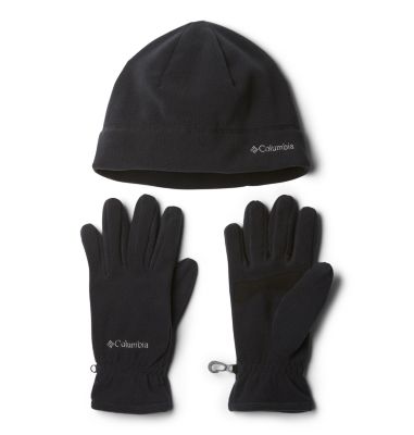 Unisex Fast Trek&trade; Hat and Glove Set Fast Trek&trade; Hat and Glove Set | 522 | L, Black, front