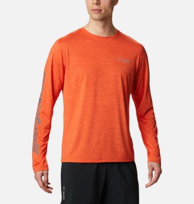 Men's Trinity Trail&trade; II Long Sleeve T-shirt Trinity Trail&trade; II Long Sleeve | 590 | S, Tangy Orange, front