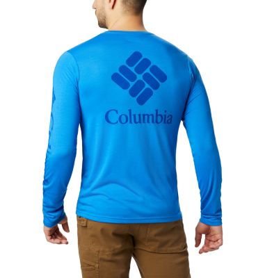 Men's Miller Valley&trade; Long Sleeve T-shirt Miller Valley&trade; Long Sleeve Gra | 463 | L, Azure Blue, Azul, front
