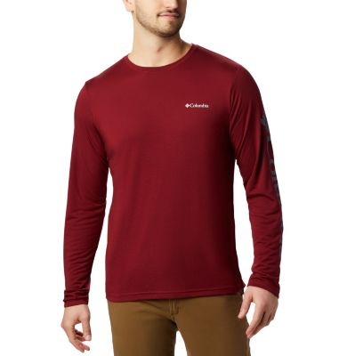 Men's Miller Valley&trade; Long Sleeve T-shirt Miller Valley&trade; Long Sleeve Gra | 463 | L, Red Jasper, Dark Mountain, back