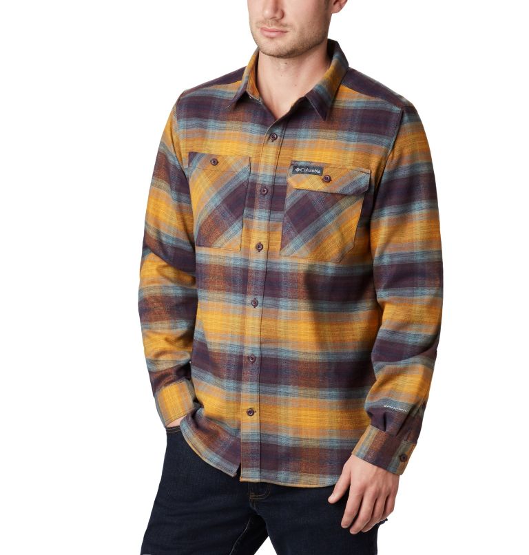 Camisa de franela elástica Outdoor para hombre