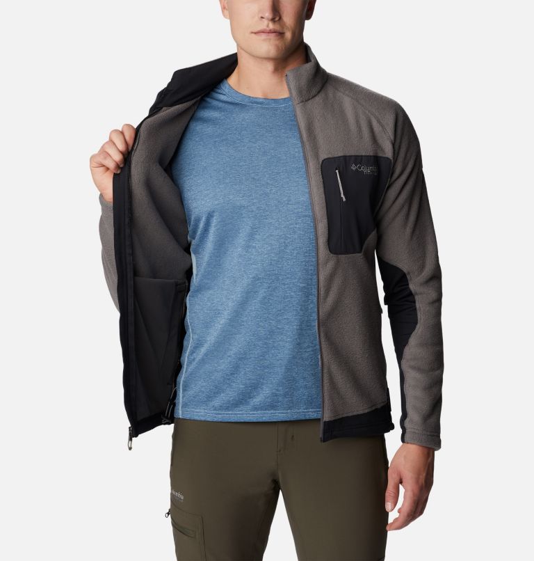 Thumbnail: Men's Titan Pass 2.0 II Fleece Jacket, Color: City Grey, Black, image 5