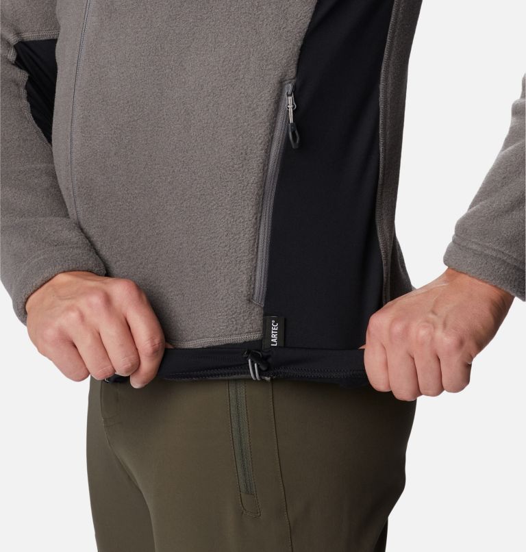 Men's Titan Pass 2.0 II Fleece Jacket, Color: City Grey, Black, image 7