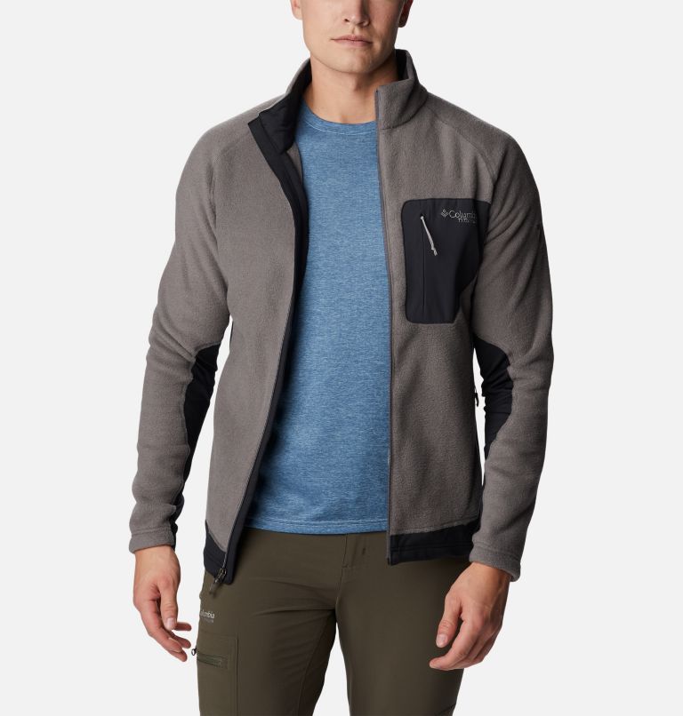 Men's Titan Pass 2.0 II Fleece Jacket, Color: City Grey, Black, image 8