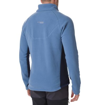 Men's Titan Pass 2.0 II Fleece Jacket Titan Pass&trade; 2.0 II Fleece | 664 | L, Scout Blue, Collegiate Navy, back