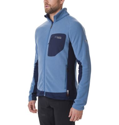 Men's Titan Pass 2.0 II Fleece Jacket Titan Pass&trade; 2.0 II Fleece | 664 | L, Scout Blue, Collegiate Navy, front