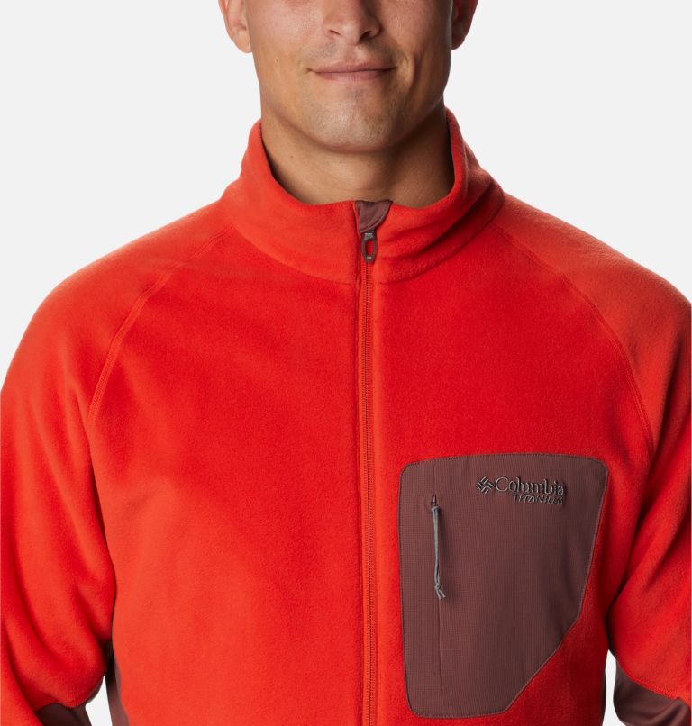 Thumbnail: Men's Titan Pass 2.0 II Fleece Jacket, Color: Spicy, Light Raisin, image 4