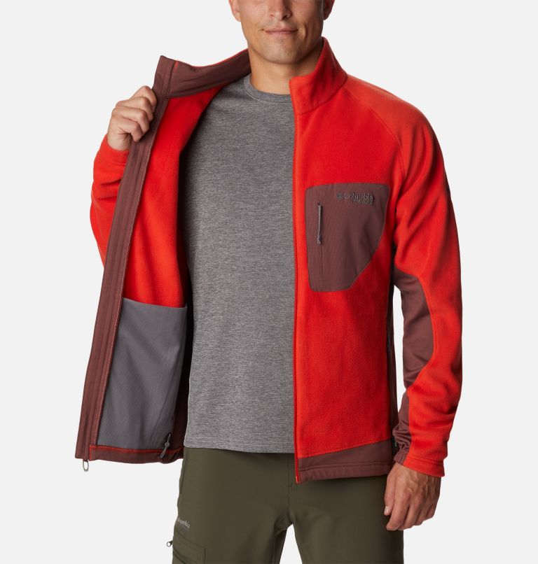 Thumbnail: Men's Titan Pass 2.0 II Fleece Jacket, Color: Spicy, Light Raisin, image 6